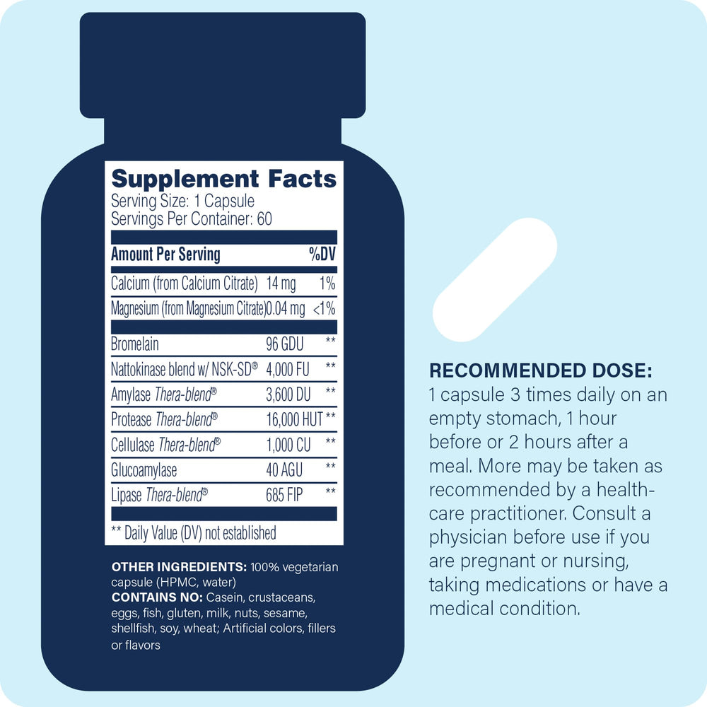 Nattokinase Pro capsules close-up showcases compact vegan capsules for convenient daily use.