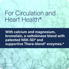 NSK-SD packaging feature indicates enzyme blend supporting natural fibrin balance.