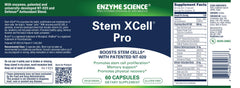 Enzyme Science Stem XCell Pro capsules ready for daily wellness routine
