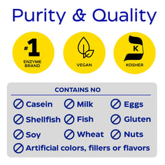 Enzymedica Lacto dairy meal-ready scene suggests quick, convenient use.