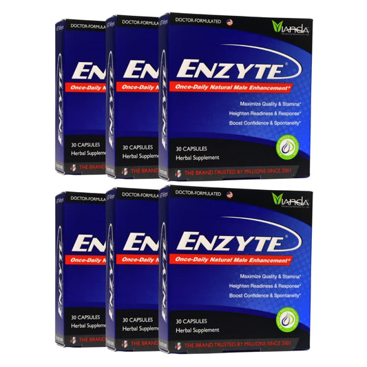 Enzyte natural male enhancement bottle front view for daily stamina support