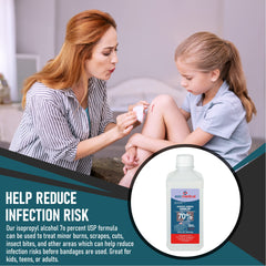 Epic Medical Supply clear 70% solution for precise application.