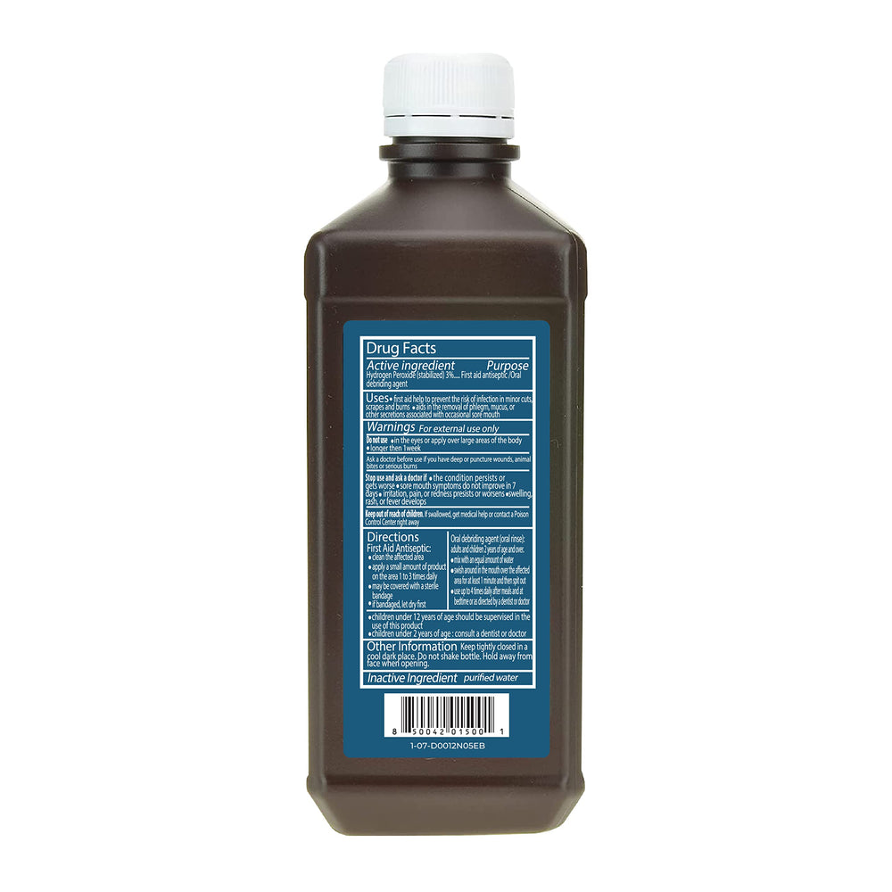 Epic Medical Supply H2O2 3% for skin cleaning on minor cuts and irritations.