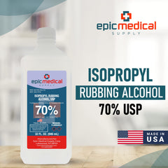 Epic Medical Supply Isopropyl Alcohol 70% pour spout for quick surface cleaning