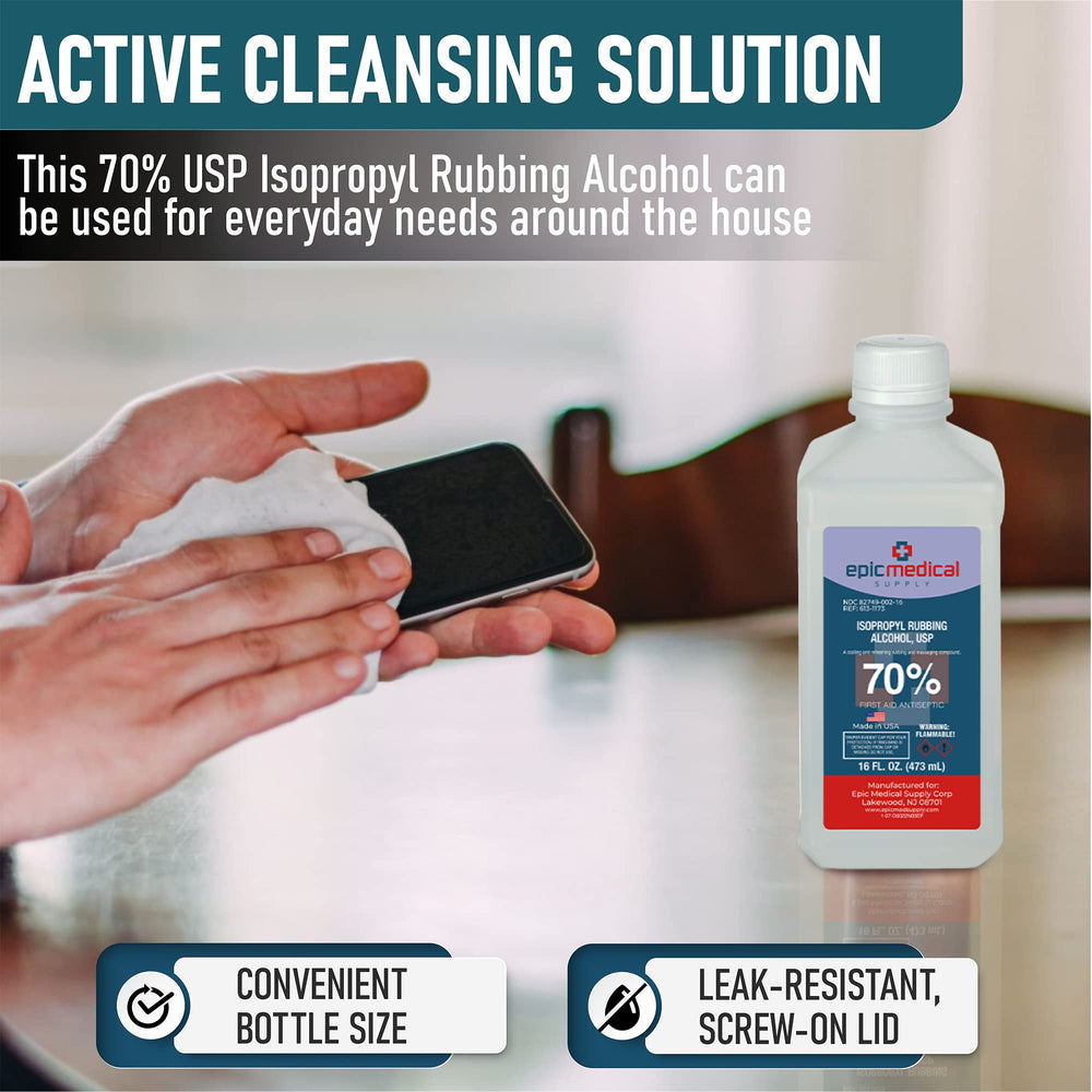 Epic Medical Supply surface cleaning and tool sanitizing solution.