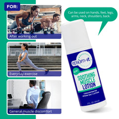EPSOM-IT Fragrance-free lotion is gentle on sensitive skin for everyday use.