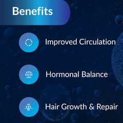 Equilife Daily Hair Support gluten-free symbol on packaging.
