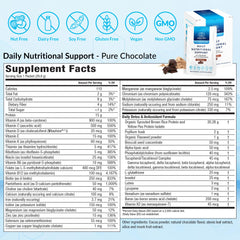 Equilife Daily Nutritional Support scoop highlighting protein content for a meal replacement.