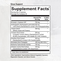 Close-up of Equilife capsule blend for seasonal sinus comfort