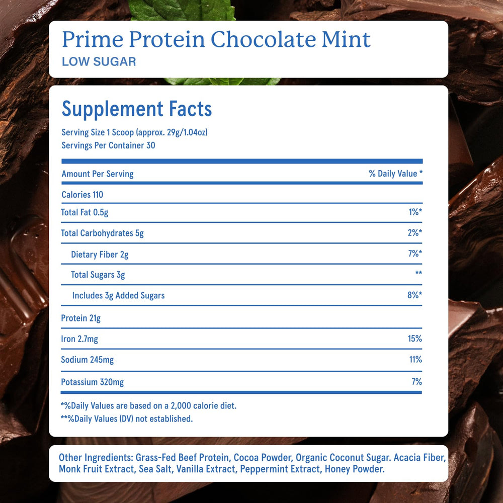 Third-party testing badge signals trusted quality for Prime Protein.