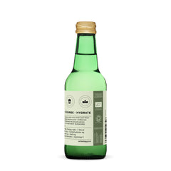 Erbology juice tasting note showing slight bitterness and refreshing finish.