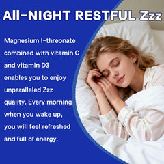 ERDGXI magnesium L-threonate lifestyle shot suggesting focus and restful nights.