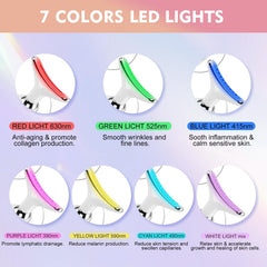Erdnretl red-light therapy mode brightens skin and supports routine care.