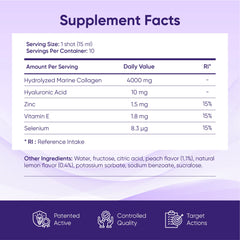 ERIC FAVRE Pure Collagen+ peach lemon flavor offers a refreshing, drinkable wellness boost