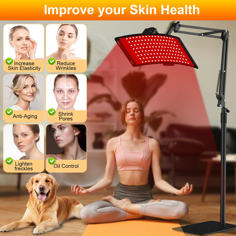 Erinrch curved design delivers wide coverage for comfortable at-home sessions.