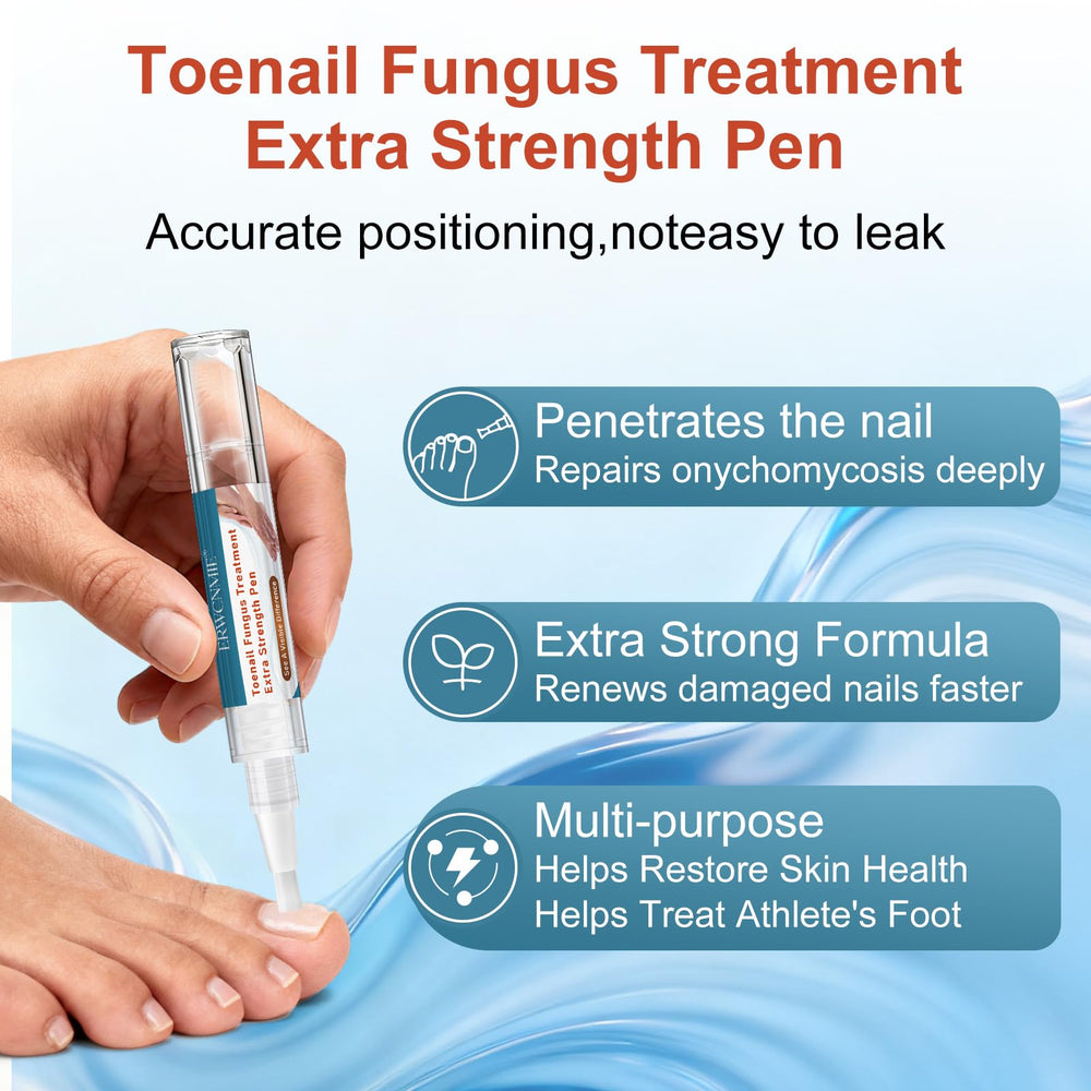 ERWCNMIE anti-fungal nail pen with 25% undecylenic acid for gentle care