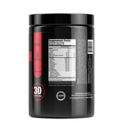 ES FIT Amino Powder scoop shows precise dosing for workouts.