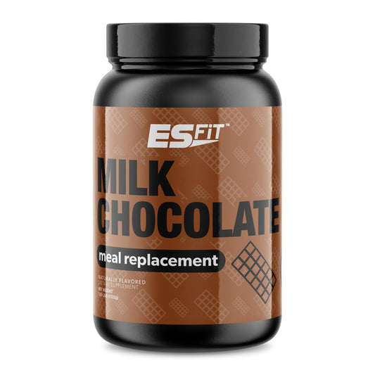 ES FIT Complete MR tub closeup showing creamy protein blend for recovery.