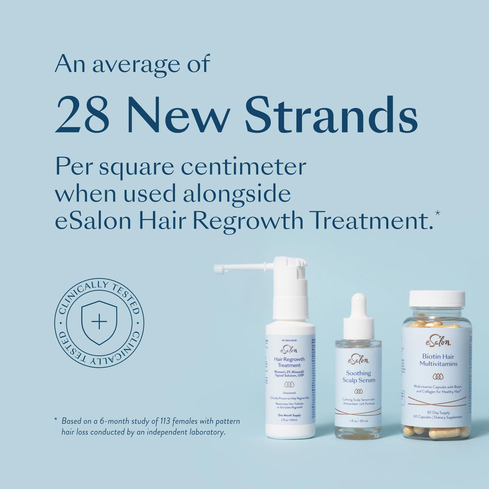 Esalon biotin hair multivitamins allergen-free pack for safe daily use.