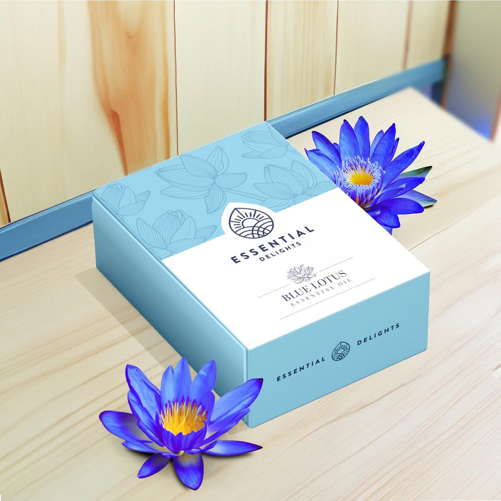 Ethically sourced Blue Lotus oil from Essential Delights supports sustainable farming