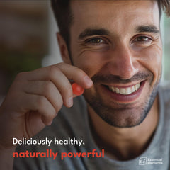 Apple flavor chewy gummies offering a convenient daily chew