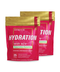 Essential Elements hydration packets Watermelon-Cucumber front view for refreshing workout hydration