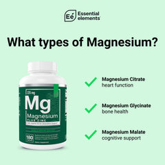Essential Elements Magnesium Plus Zinc glycinate capsules demonstrate gentle relaxation potential