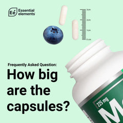 Essential Elements Magnesium Plus Zinc with Vitamin D3 measuring spoon for easy dosing