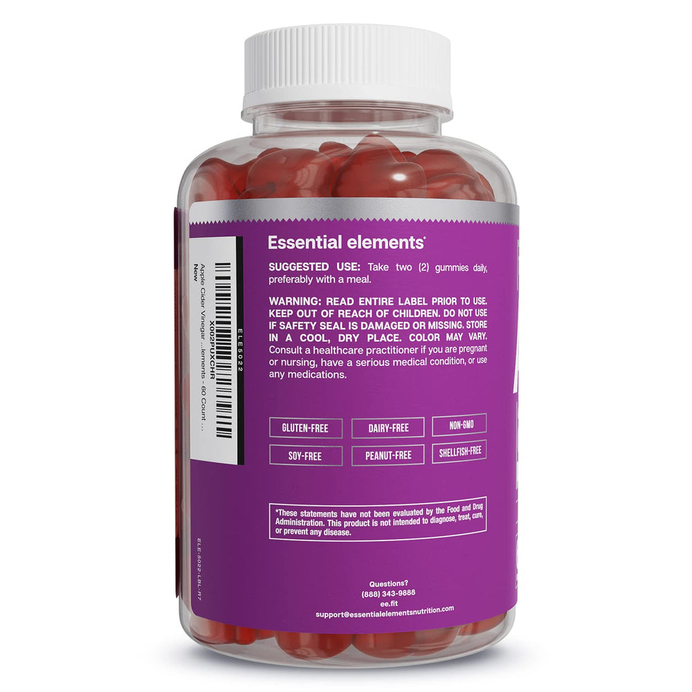 On-the-go pouch shows portable Essential Elements ACV gummies