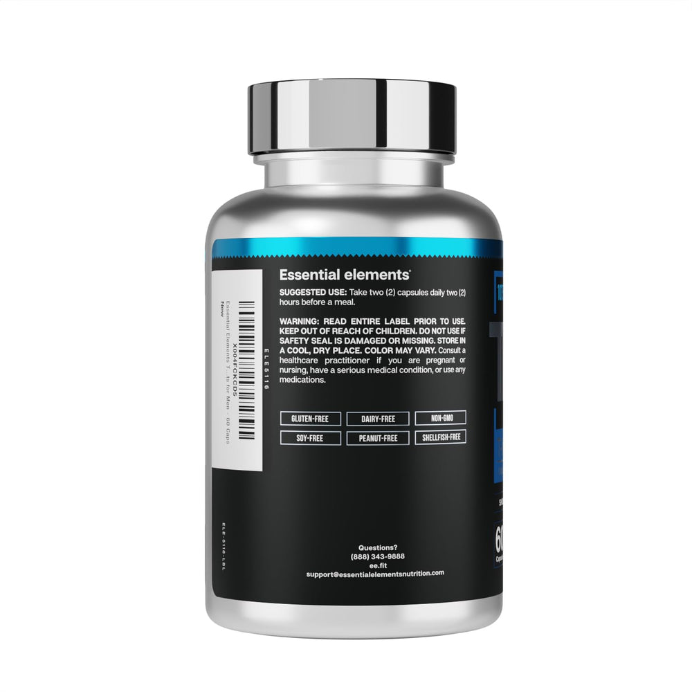 Essential Elements T-Hero Platinum natural ingredients close-up