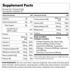 Essential Nutrition Collagen Resilience dissolving in water shows quick texture blend.