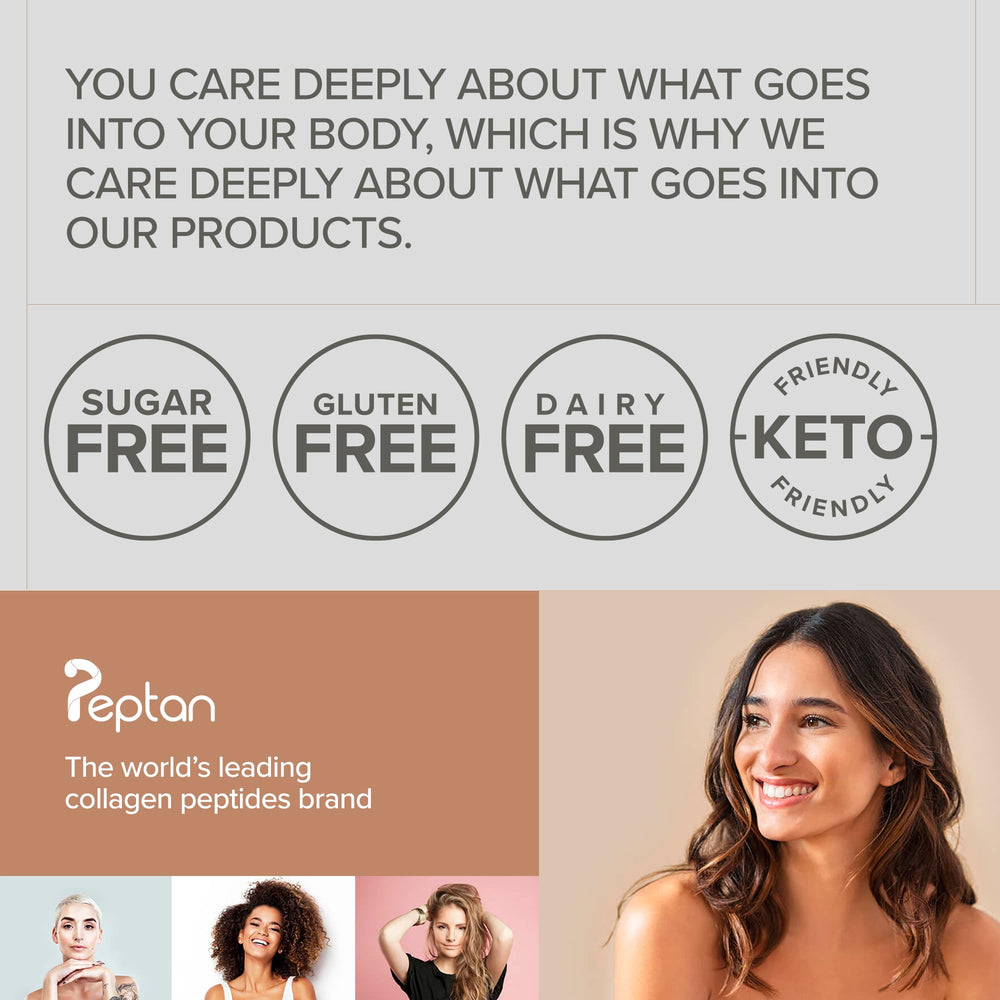 Essential Nutrition Collagen Skin in tea for easy daily addition.