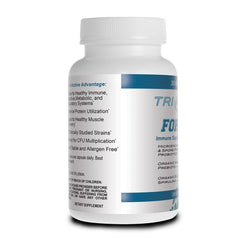 Essential Source TriActive Biotics for Men allergen-free formula with prebiotics for gut balance.