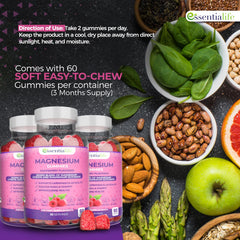 Serving visual emphasizes 100 mg elemental magnesium per serving.