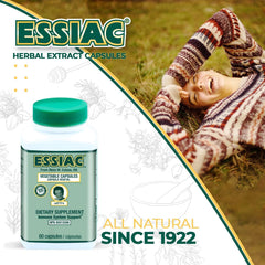 Essiac capsules blister view for travel-friendly daily use
