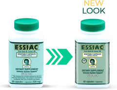 Essiac capsules close-up highlights concentrated herbal extract for daily use