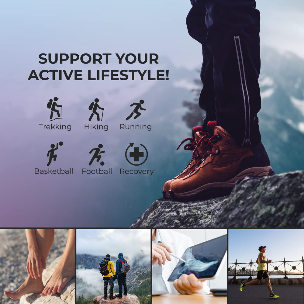 ESTCARBON insoles keep their shape through thousands of bends for long-lasting wear.
