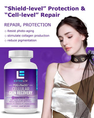ESTHELIV daily routine setup with pills and water for convenience