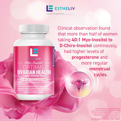 ESTHELIV Optimal Ovarian Health box showing 120 capsules for month-long supply