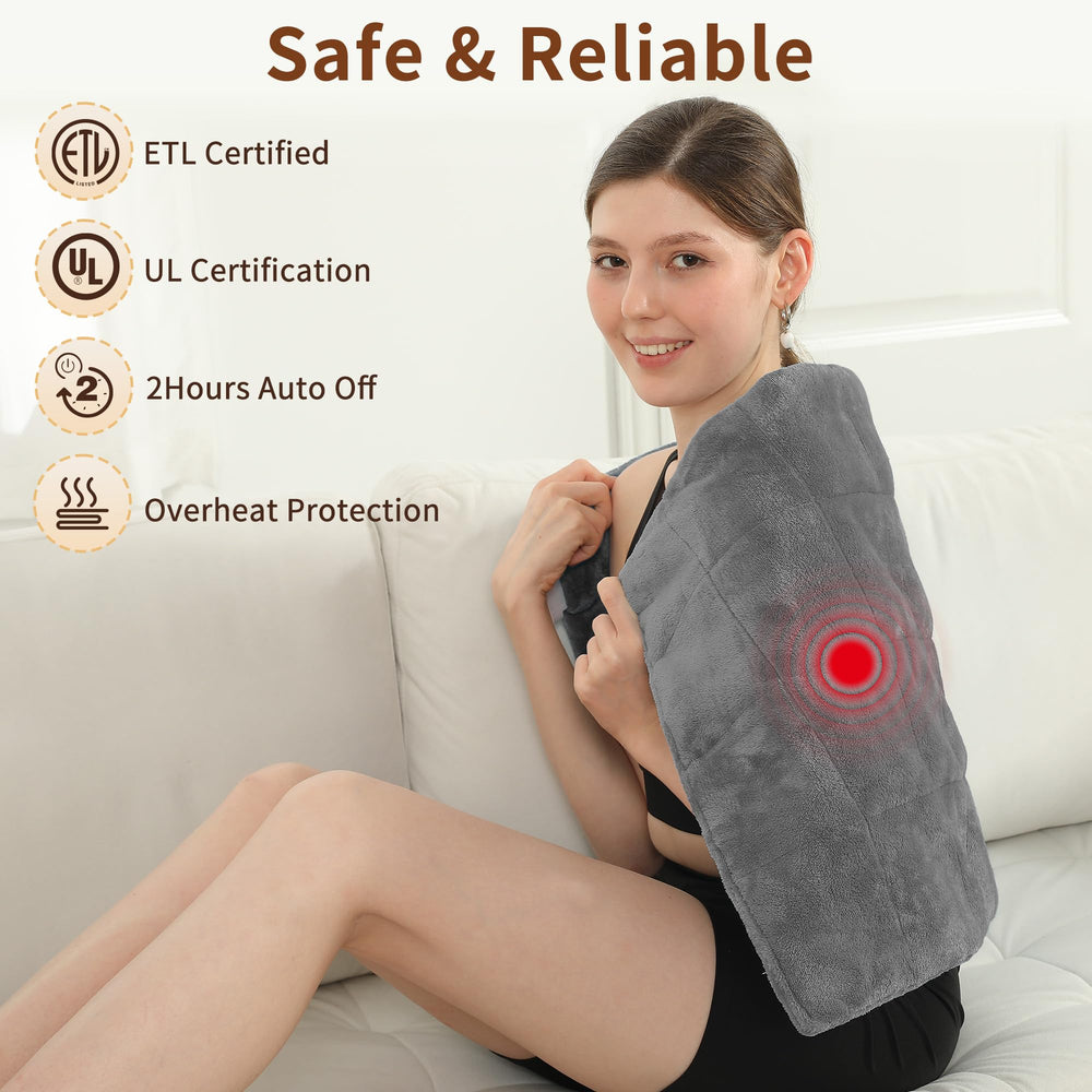 ESTINGO auto-off feature ensures two-hour heat safety