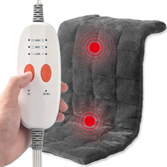 ESTINGO weighted heating pad with massage for targeted relief.