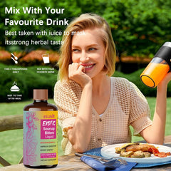ESUNM bottle highlighting black seed oil and sea moss ingredients.