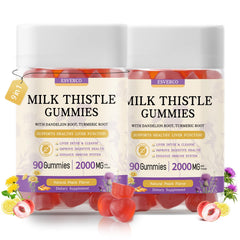 Esverco Milk Thistle Gummies bottle for easy liver support on the go.