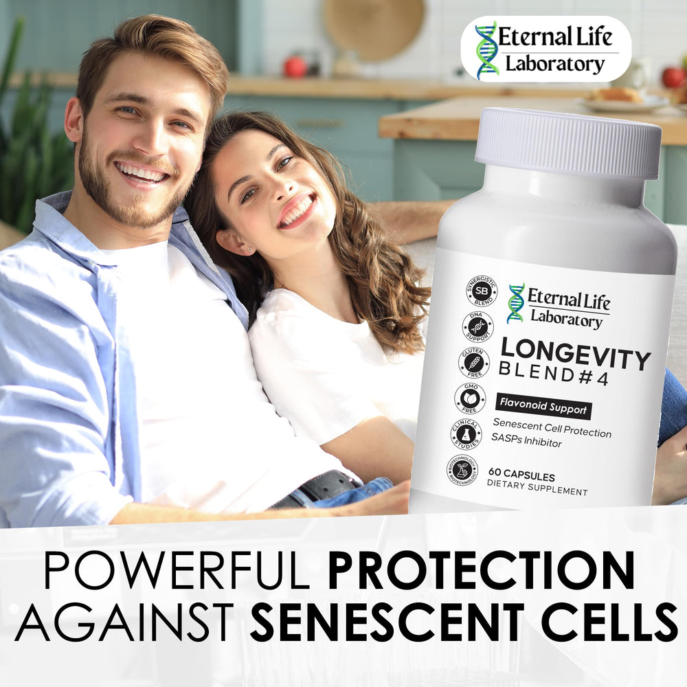 Scientific-appeal graphic illustrating cellular defense and antioxidant benefits.