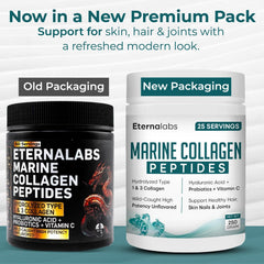 Eternalabs collagen powder unflavored shown for easy beverage mixing