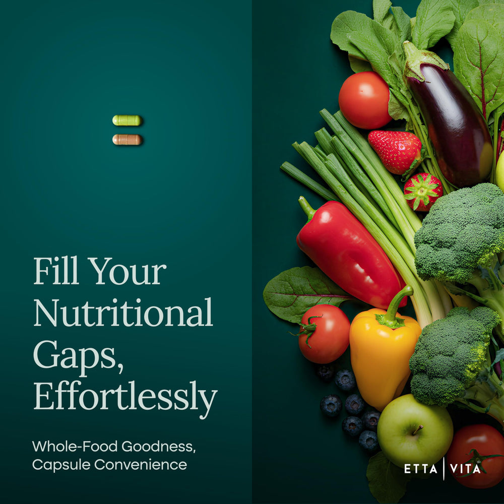 Etta Vita daily-use capsule setup on counter for routine