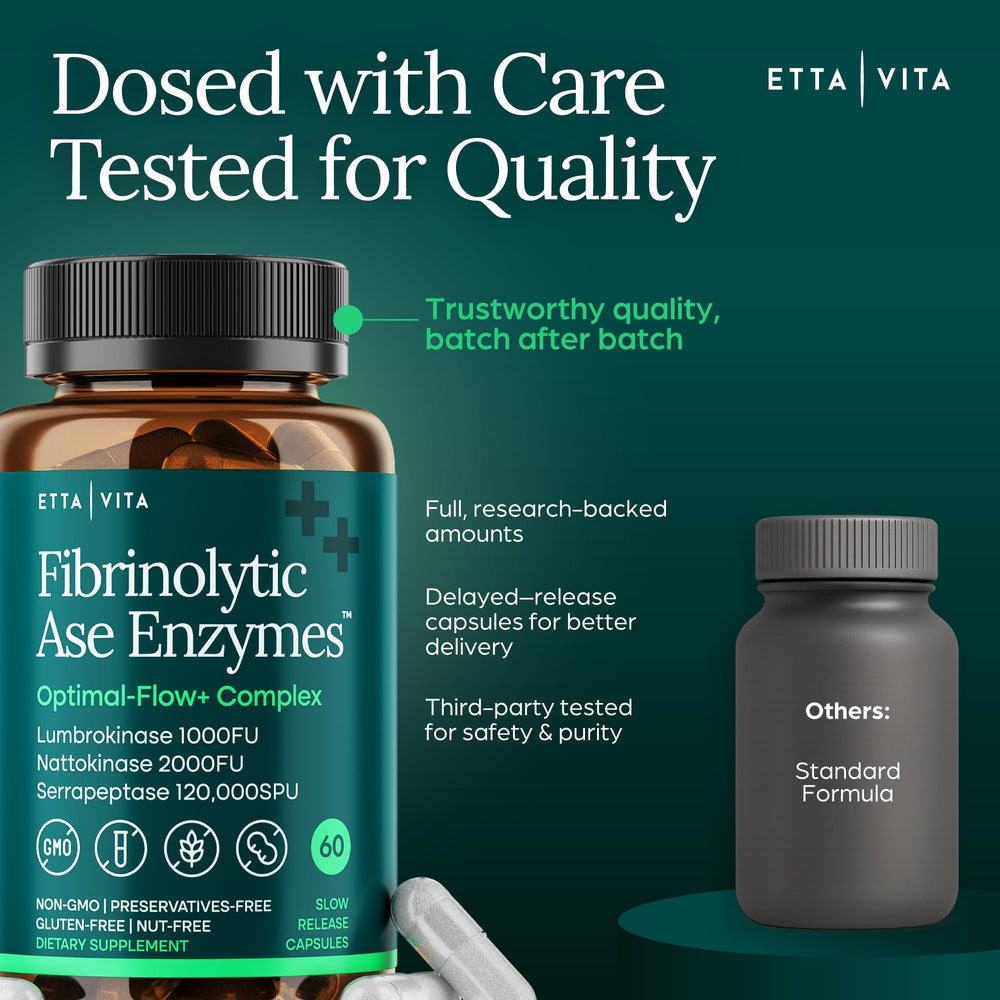Person taking an Etta Vita capsule with water as part of a routine