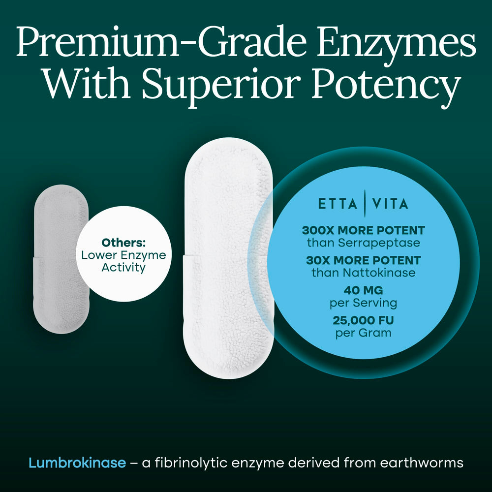 Graphic illustrating digestive enzyme delivery in the gut