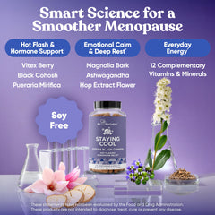 Eu Natural Black Cohosh softcaps bottle promotes menopausal comfort and sleep