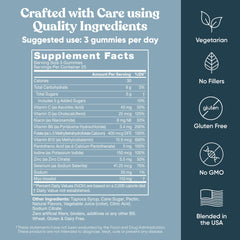 Eu Natural Conception for Her bottle on counter highlights non-GMO, dairy-free, and gluten-free formula.